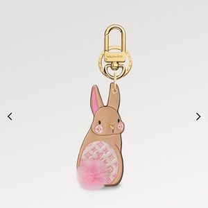 LIMITED EDITION LOUIS VUITTON RABBIT KEY CHAIN bunny key holder 2023 100% auth